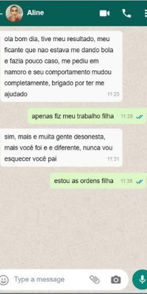 Pai Claudio Depoimentos Amarração Amorosa Adoçamento de Amor e leitura de cartas de tarot e búzios (1)