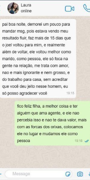 Pai Claudio Depoimentos Amarração Amorosa Adoçamento de Amor e leitura de cartas de tarot e búzios (2)